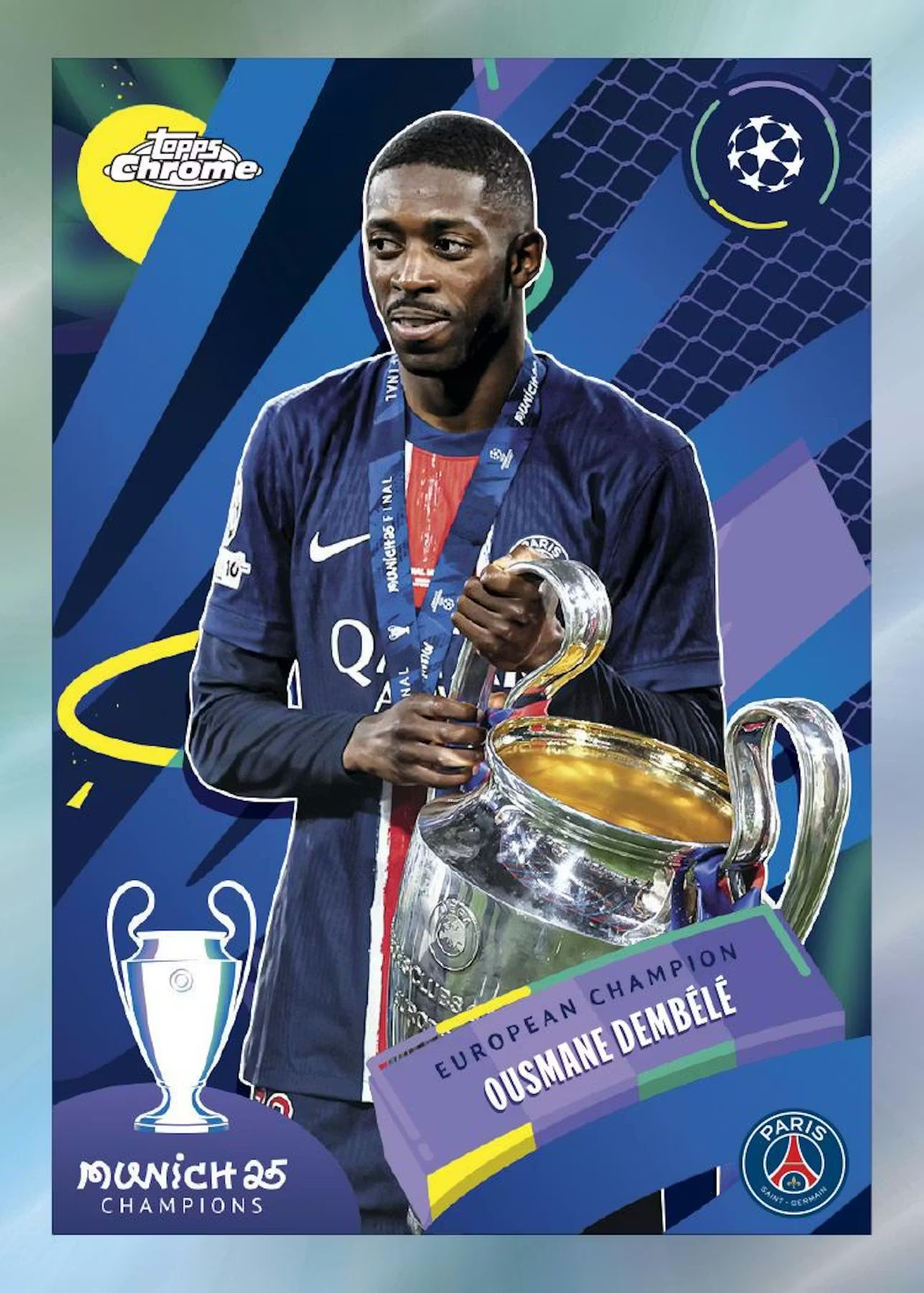 2025/26 Topps Chrome UEFA Club Competitions Soccer Mega Box