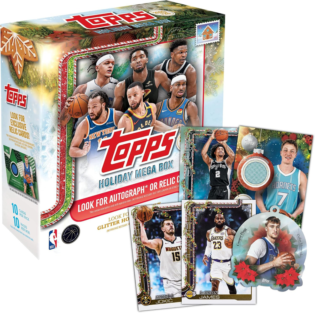 2025-26 Topps Holiday Basketball Mega Box