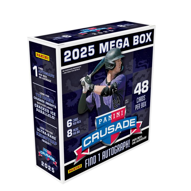 Panini 2025 Crusade Baseball Trading Cards Mega Box