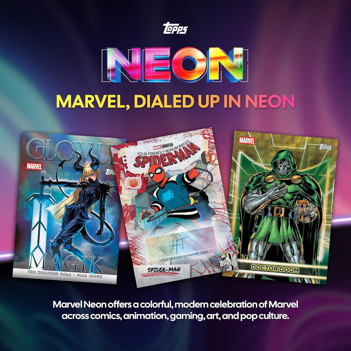 2026 Topps Marvel Neon Mega Box