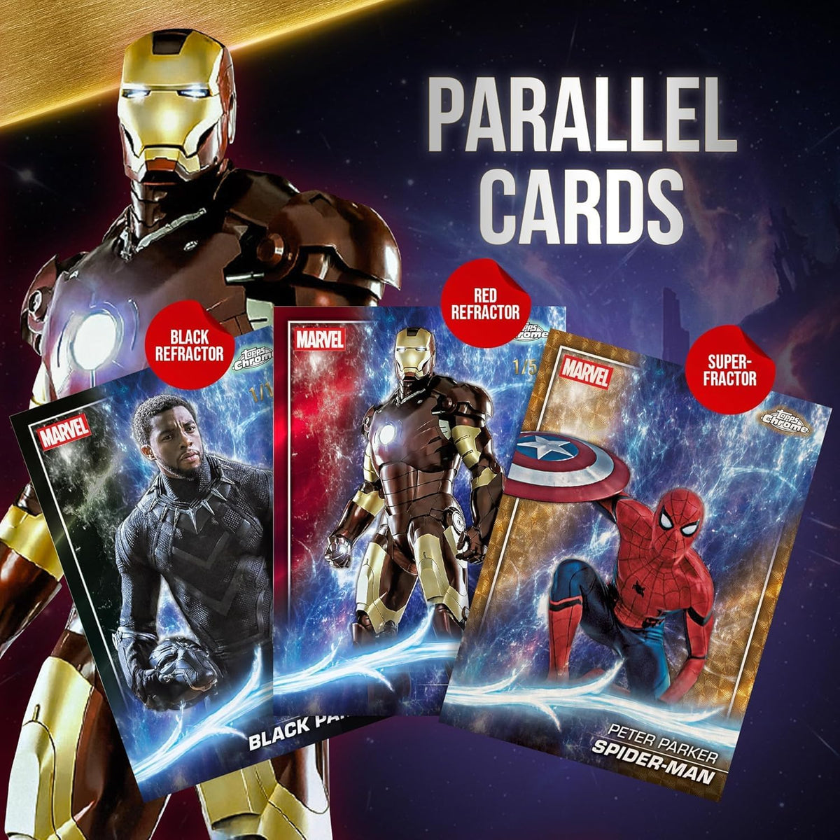Topps 2025 Topps Marvel Studios Chrome Hobby Box