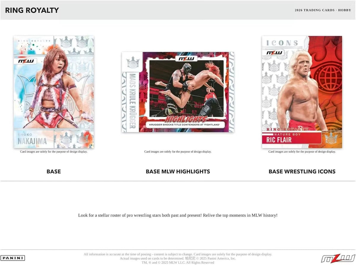 2026 Panini Ring Royalty Major League Wrestling Hobby Box