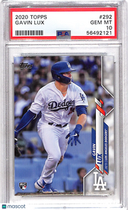 2020 Topps Gavin Lux #292 PSA 10
