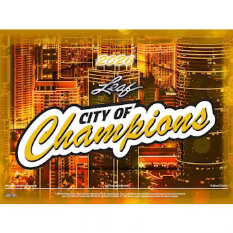 2026 Leaf City of Champions Box