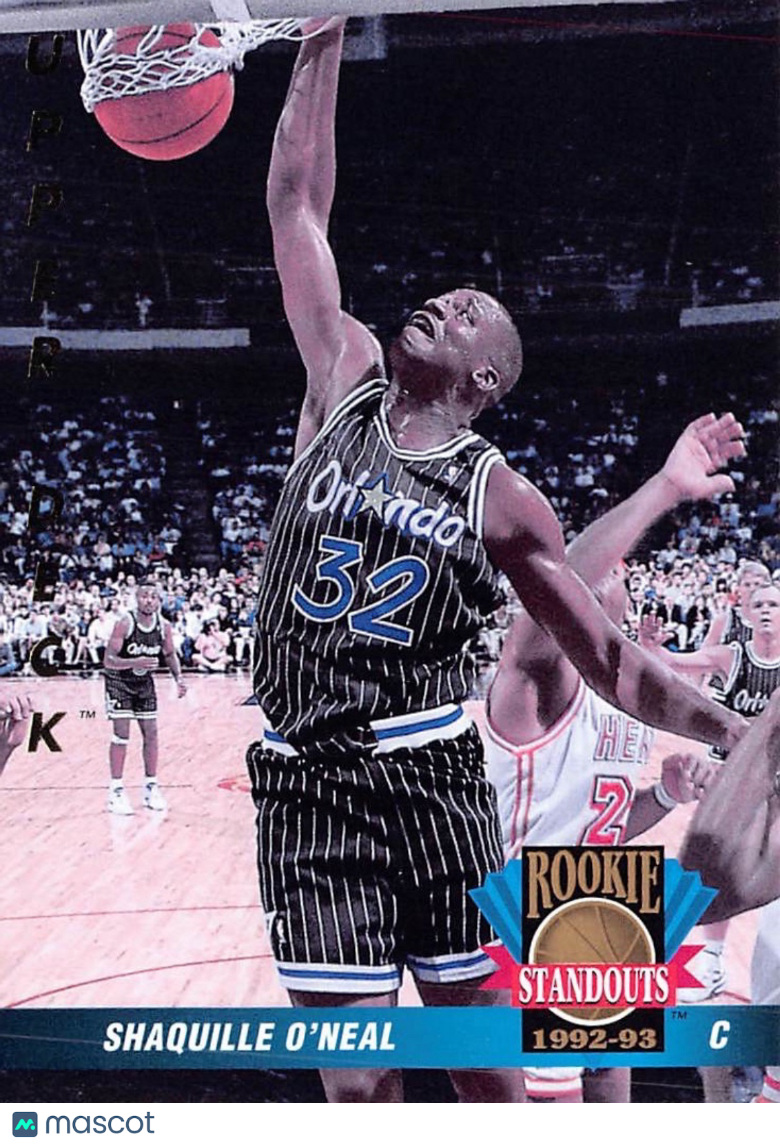 1992-93 Upper Deck Rookie Standouts Shaquille O'Neal Rookie #RS15 Orlando Magic