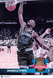 1992-93 Upper Deck Rookie Standouts Shaquille O'Neal Rookie #RS15 Orlando Magic