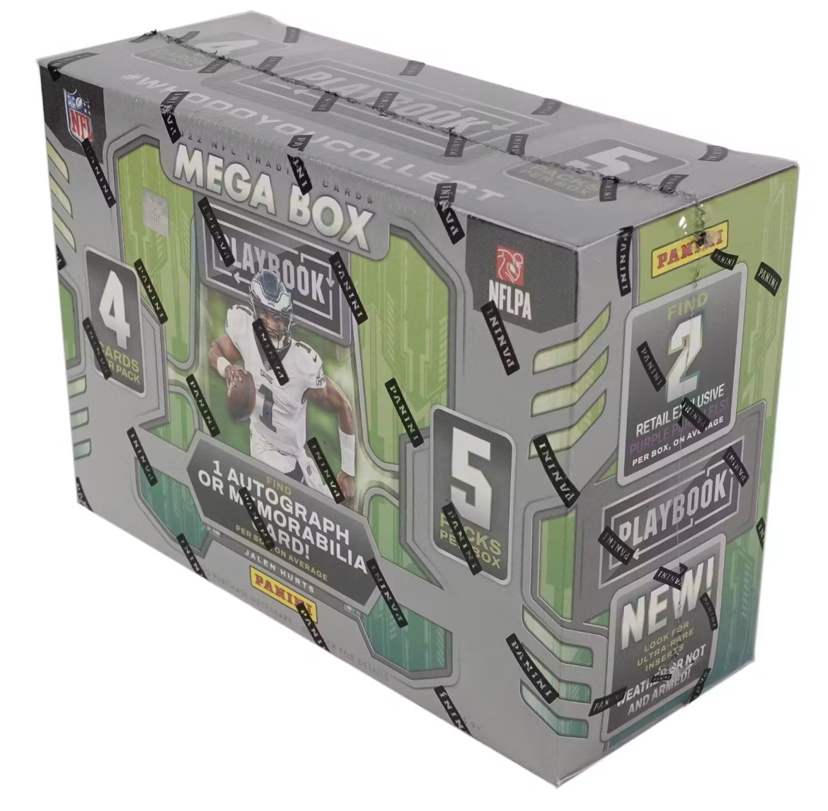 Panini 2022 NFL Playbook Football Trading Card Mega Box