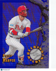 2026 Topps Chrome Update Series Bryce Harper Purple #WC-4 Philadelphia Phillies