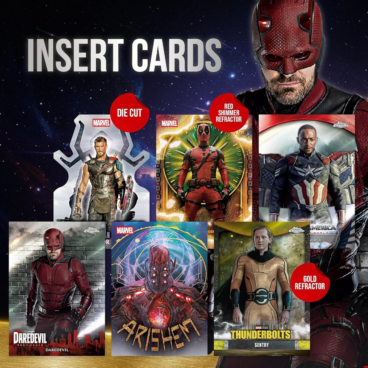 Topps 2025 Topps Marvel Studios Chrome Hobby Box