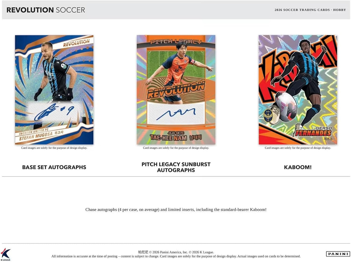 2025-26 Panini Revolution K League Soccer Hobby Box