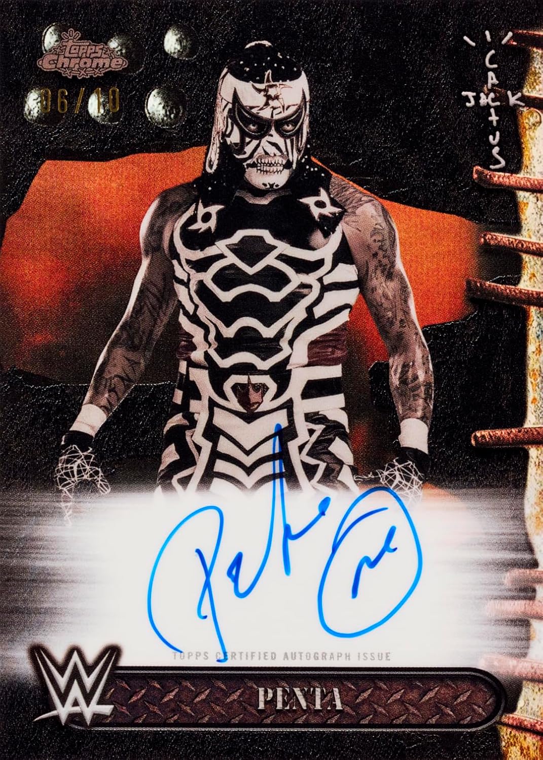 Topps 2025 Topps Chrome WWE x Cactus Jack Hobby Box