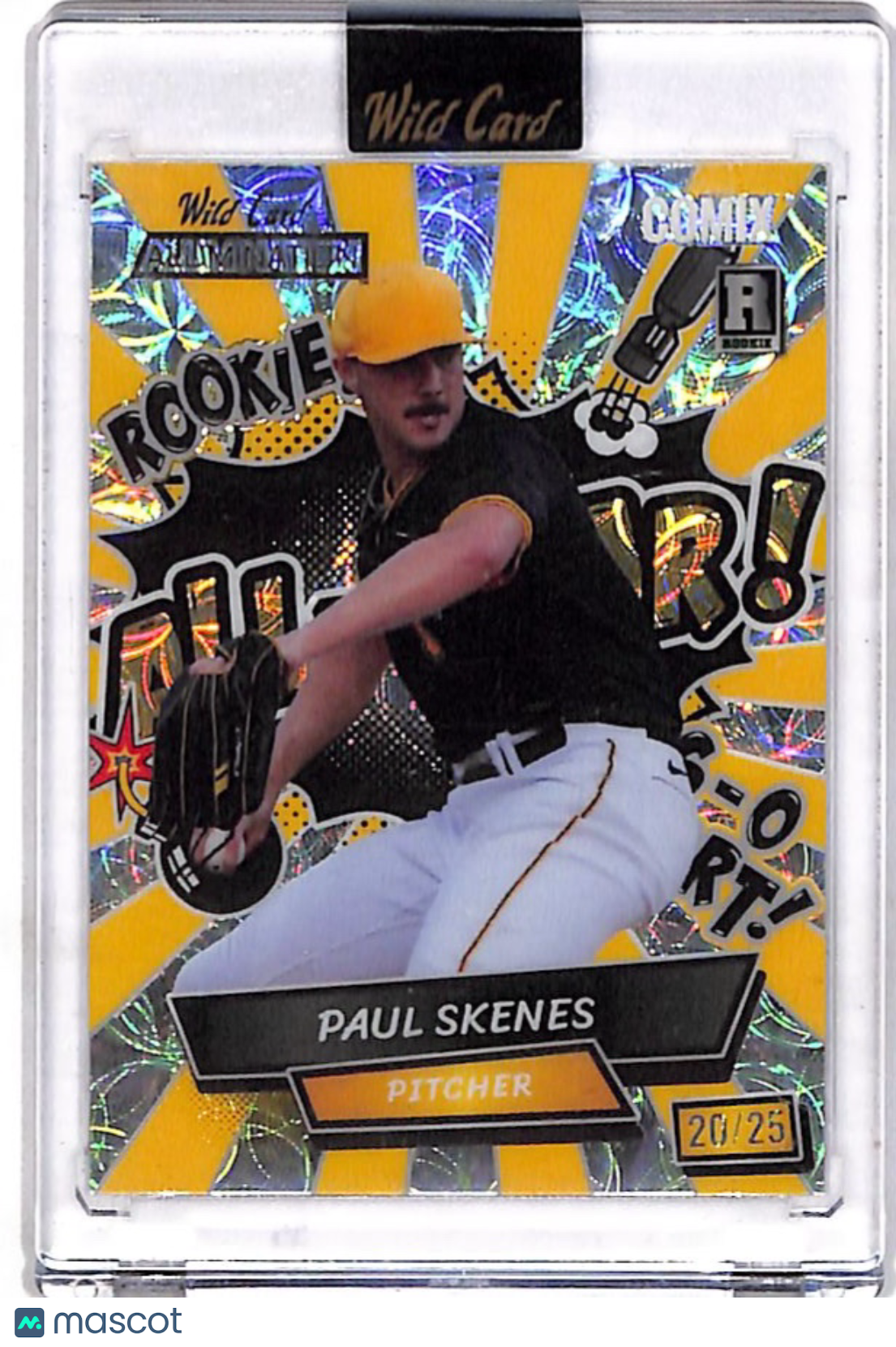 2024 Wild Card Auto Mania Comix Paul Skenes Rookie /25 #ACBA-PS2 Pirates
