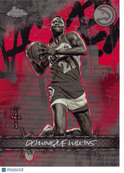 2025-26 Topps Chrome Cactus Jack Dominique Wilkins Red /5 #JU-40 Atlanta Hawks