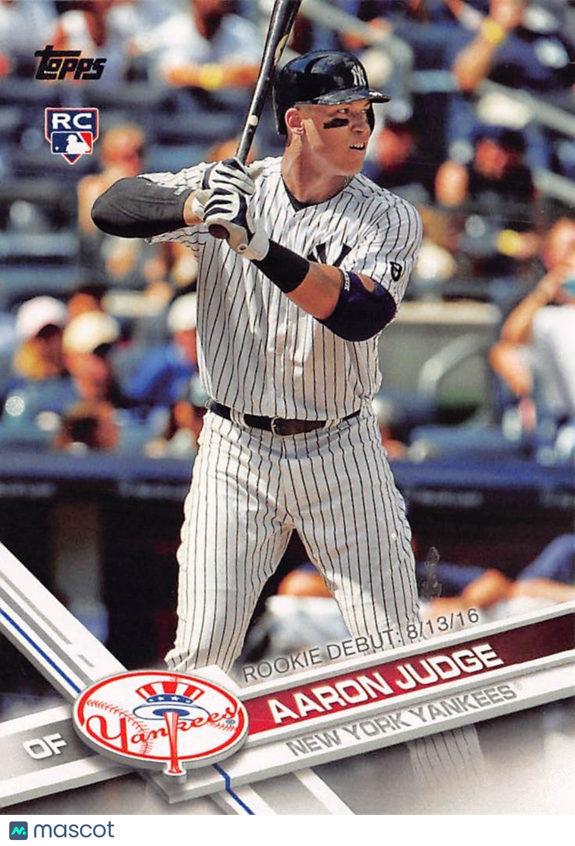 2017 Topps Update Series Aaron Judge Rookie RC #US99 New York Yankees
