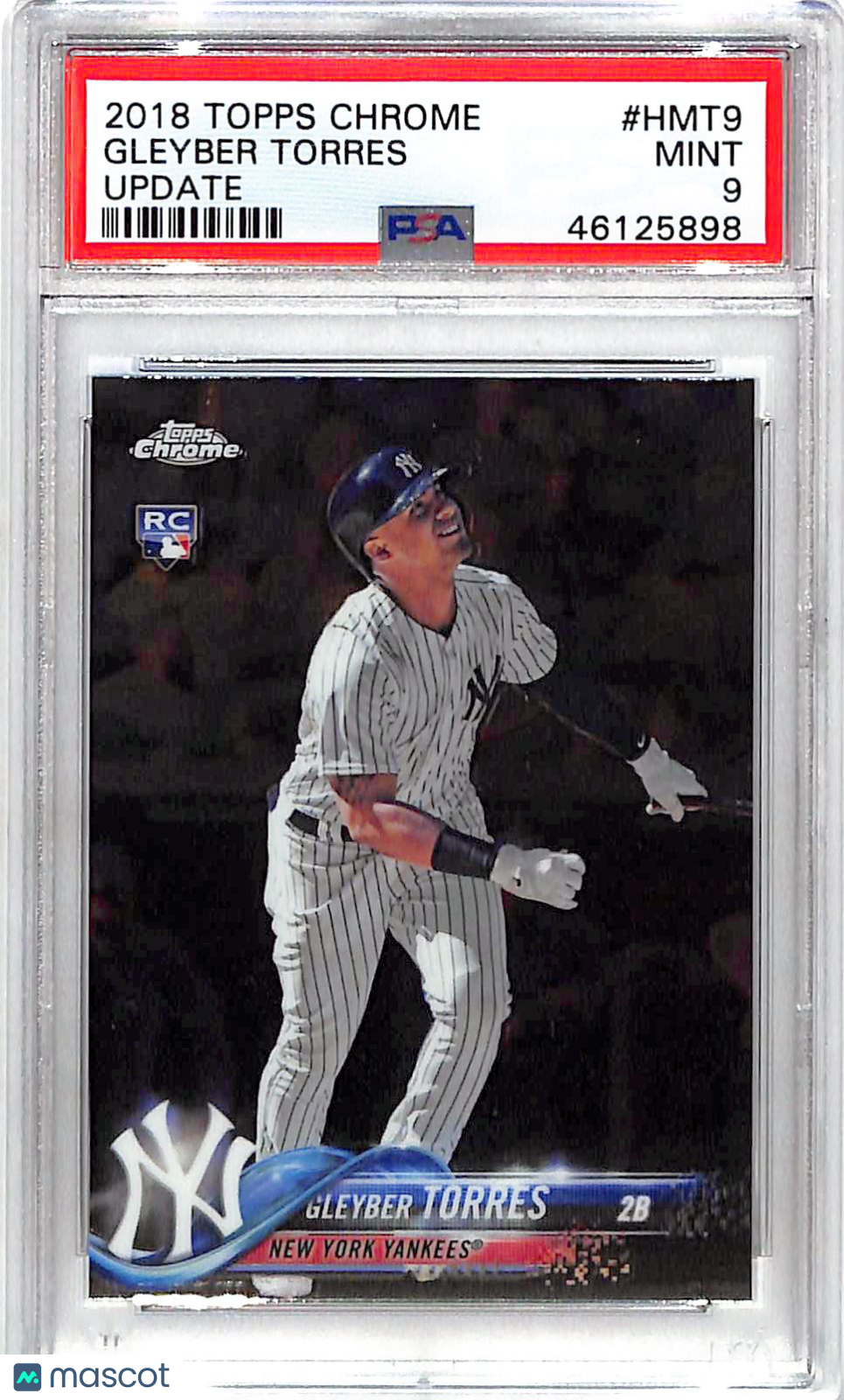 2018 Topps Chrome Update Gleyber Torres #HMT9 PSA 9