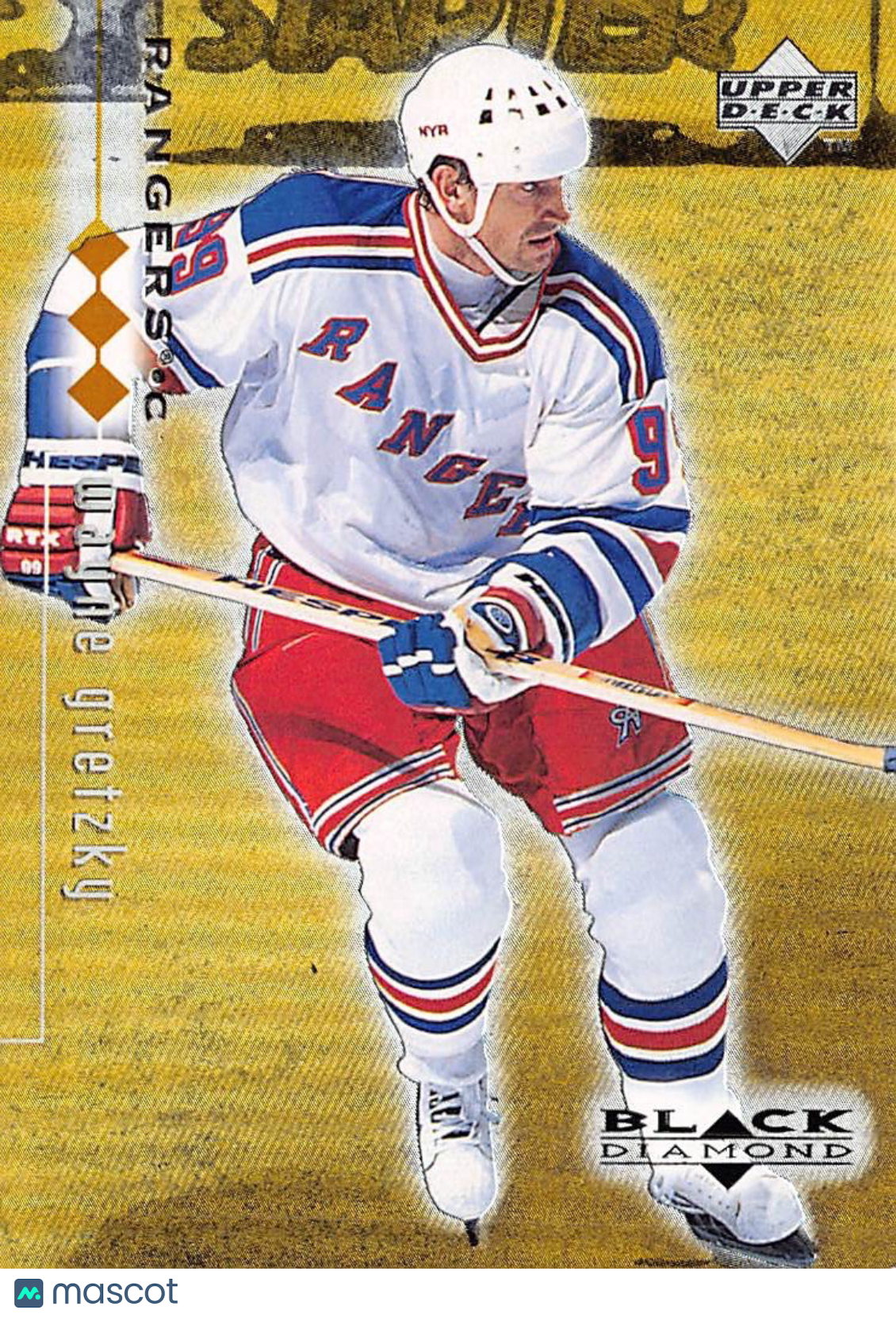 1999-99 Upper Deck Black Diamond Wayne Gretzky 0232/1000 #55 New York Rangers