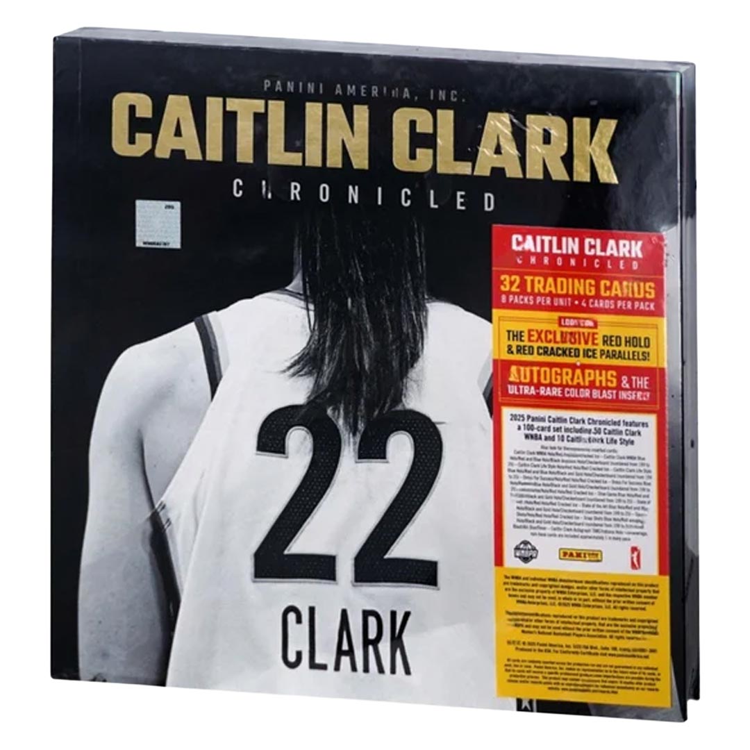 2025 Panini Caitlin Clark Chronicled Trading Card Collection and Keepsake