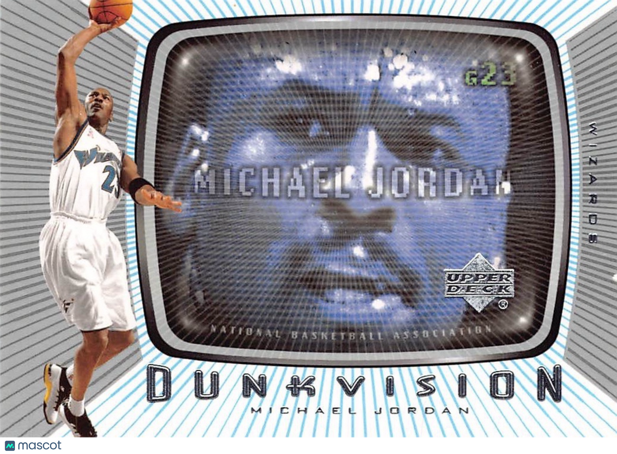 2002 Upper Deck Dunkvision Michael Jordan #DV1 Washington Wizards