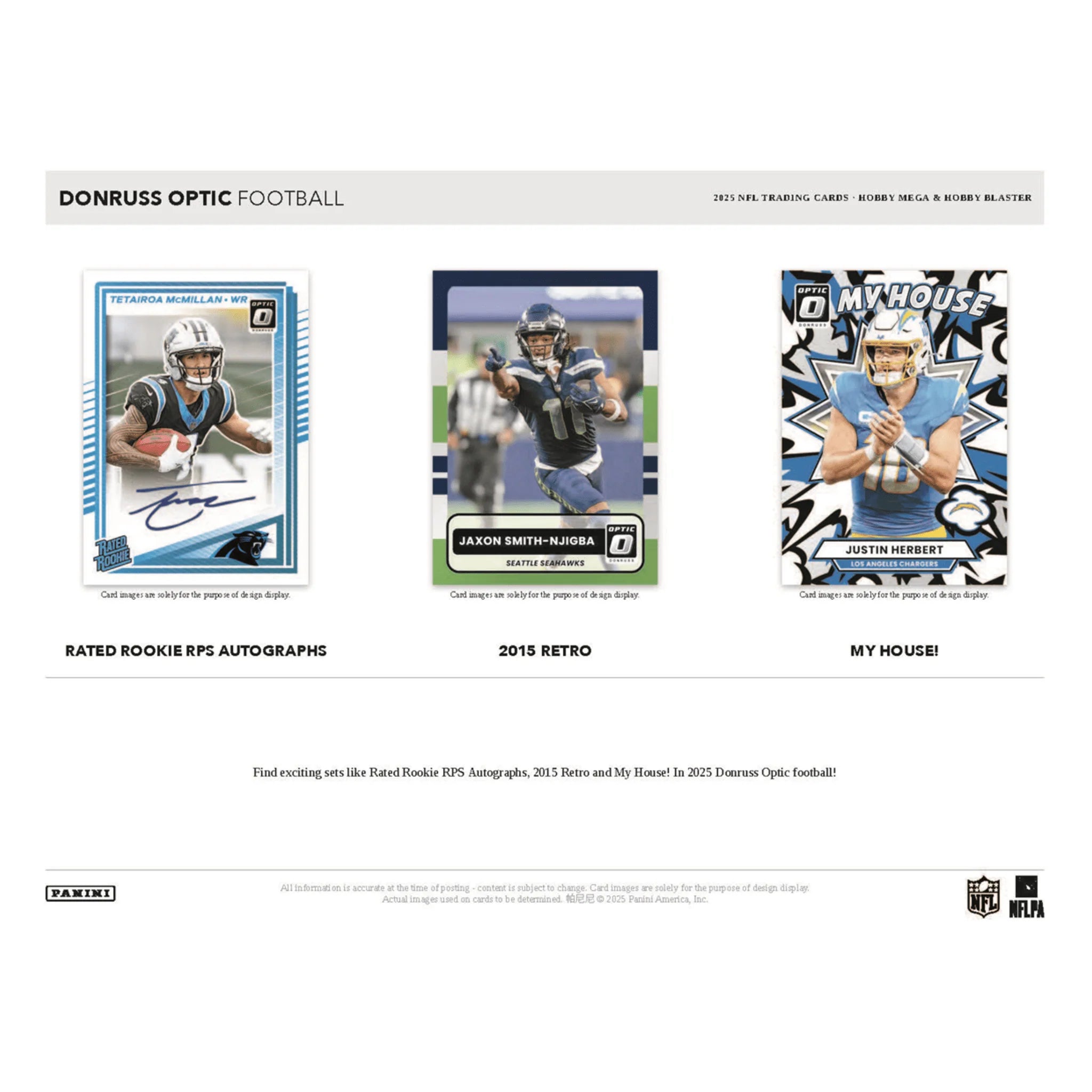 2025 Panini Donruss Optic Football Hobby Mega Box