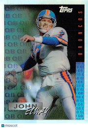 1995 Topps John Elway Refractor Denver Broncos