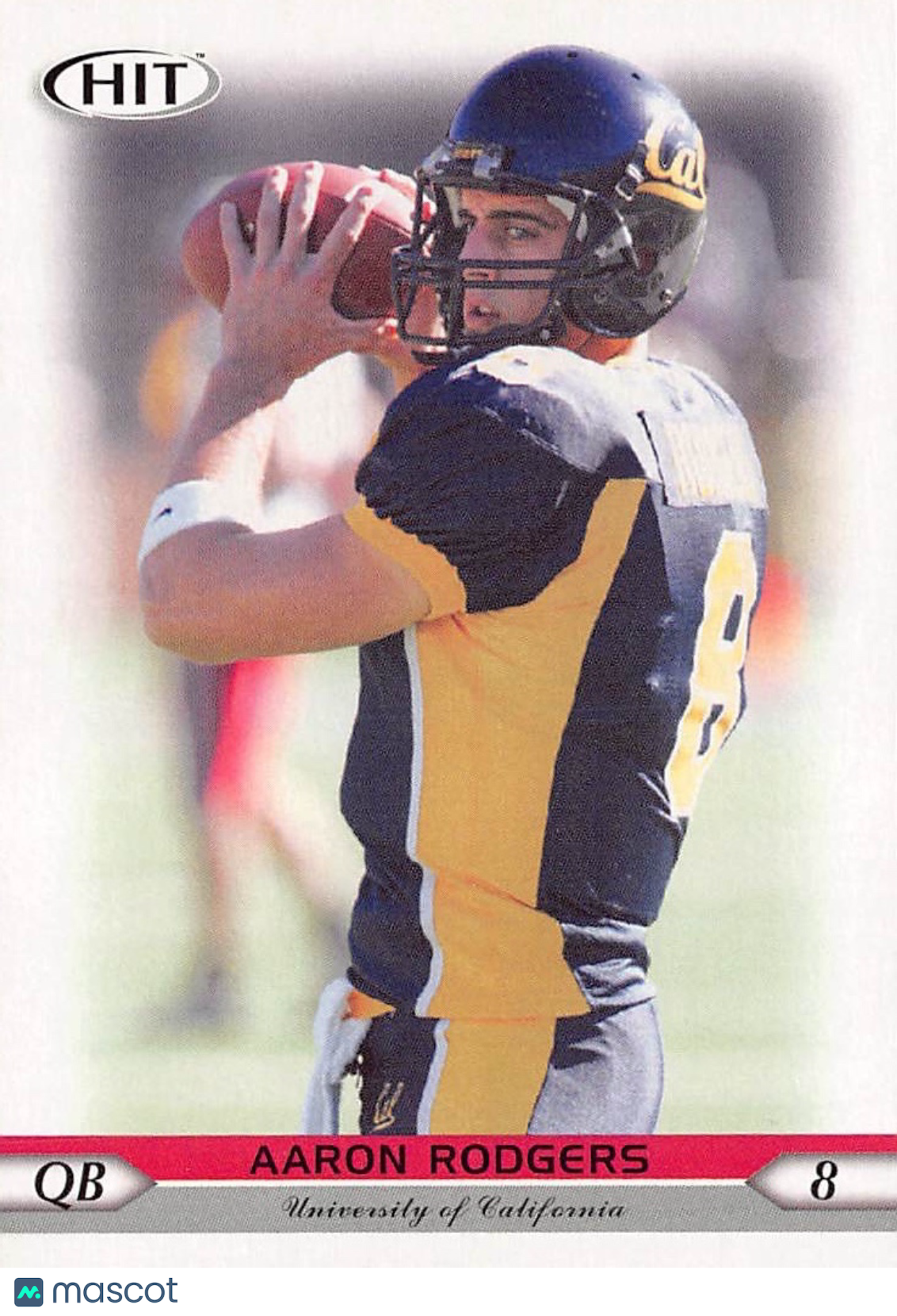 2005 SAGE HIT Aaron Rodgers Rookie #8 California Golden Bears