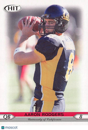 2005 SAGE HIT Aaron Rodgers Rookie #8 California Golden Bears