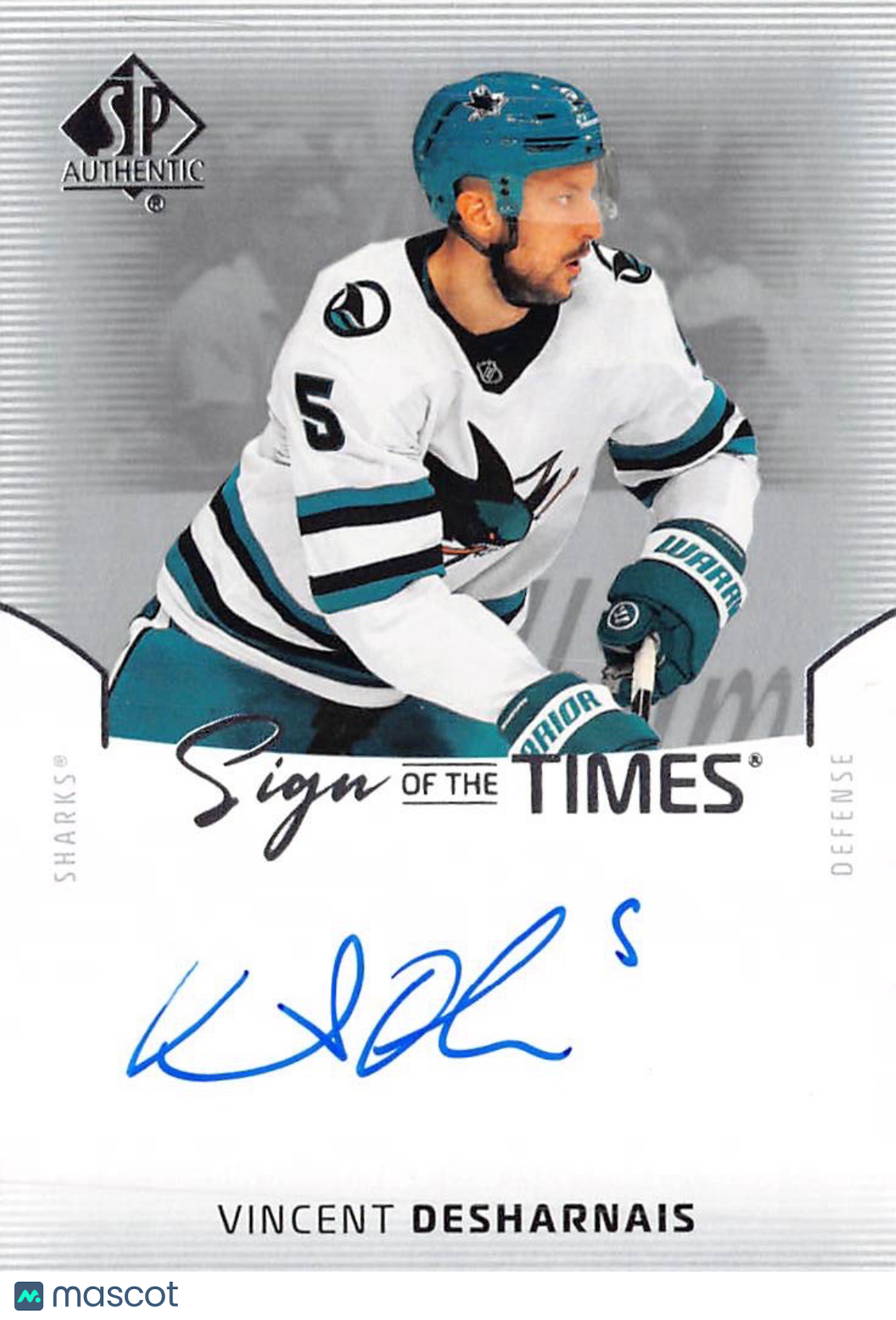 2025-26 Upper Deck SP Authentic Sign of the Times Vincent Desharnais #SOTT-VD