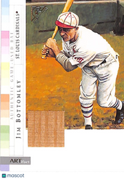 2003 Topps Gallery Hall Of Fame Edition Jim Bottomley Bat #AR-JB Cardinals
