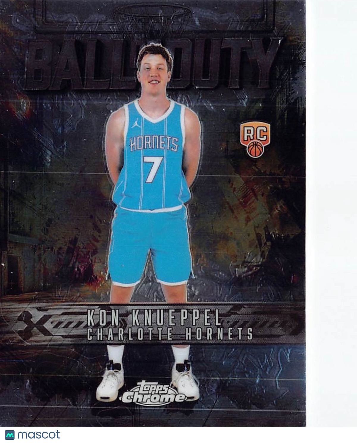 2025-26Topps Chrome Kon Knueppel Ball of Duty Rookie RC #BD-23 Charlotte Hornets