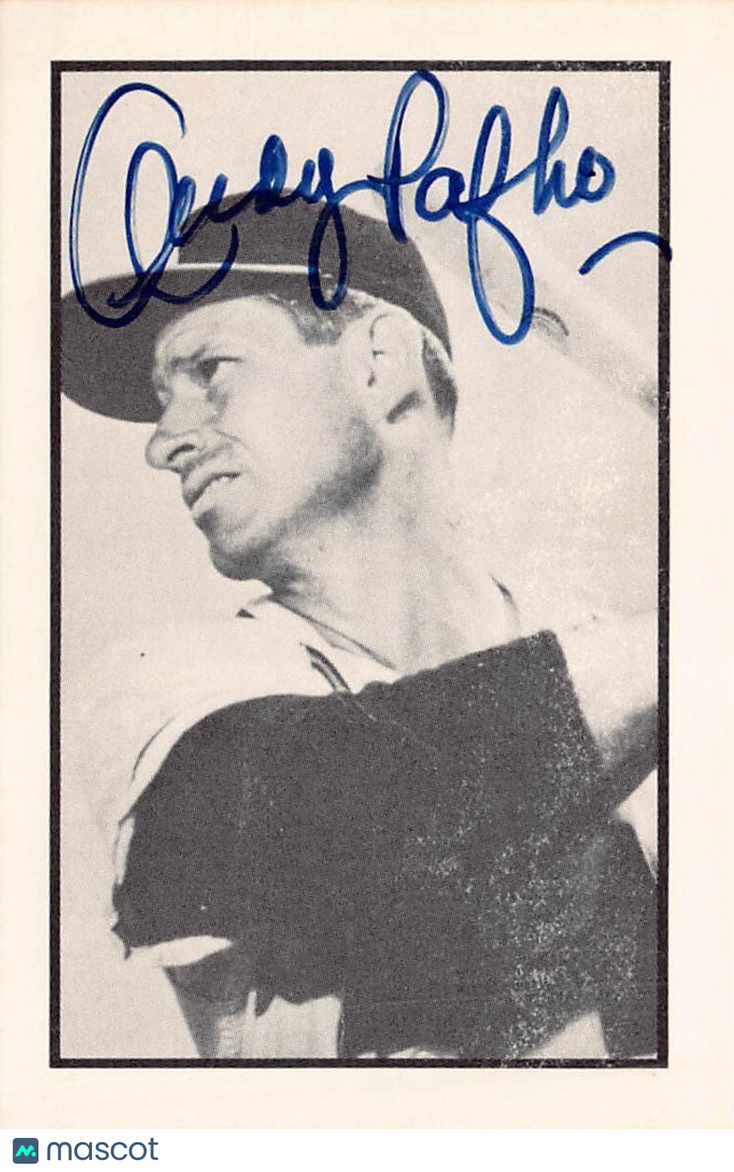 1983 B.G.H.L.I. Baseball Collector Series Andy Pafko Autograph #57 Braves