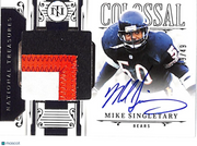 2026 Panini National Treasures Mike Singletary Patch Auto /49 #CS-MSY Bears