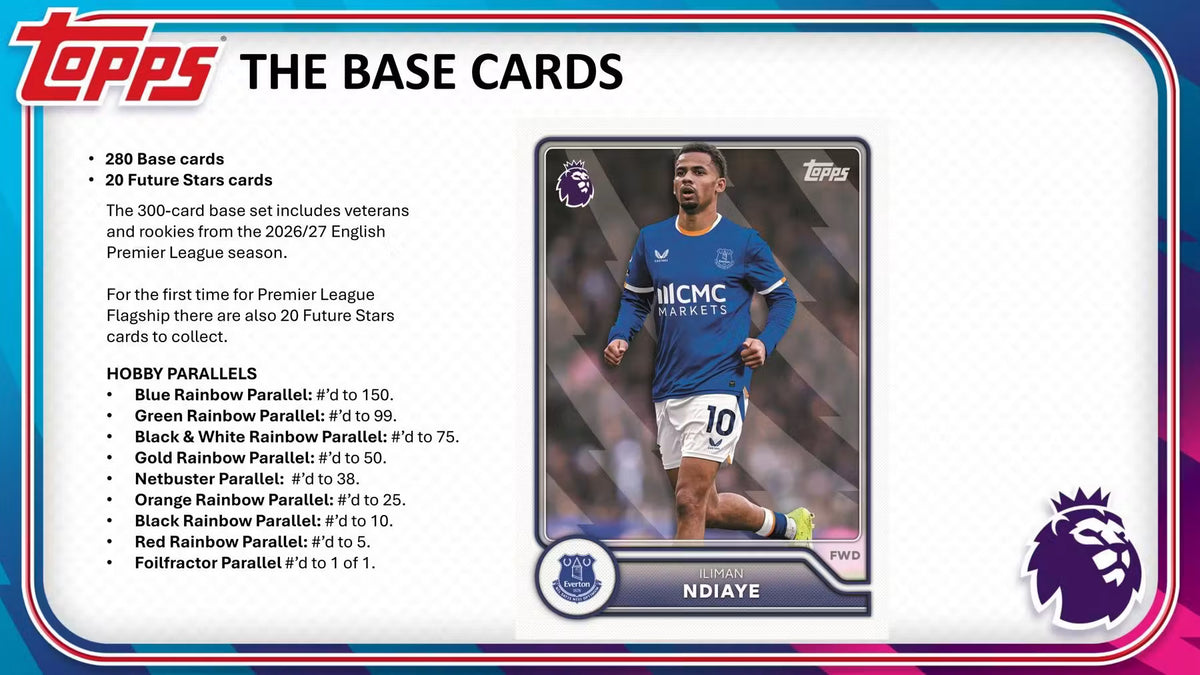 2026/27 Topps Premier League Soccer Hobby Box