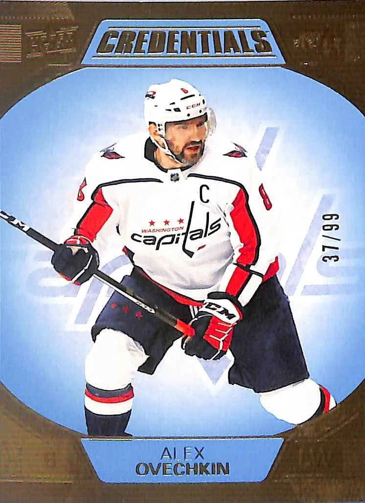 2022-23 Upper Deck Credentials Alex Ovechkin Gold /99 Capitals
