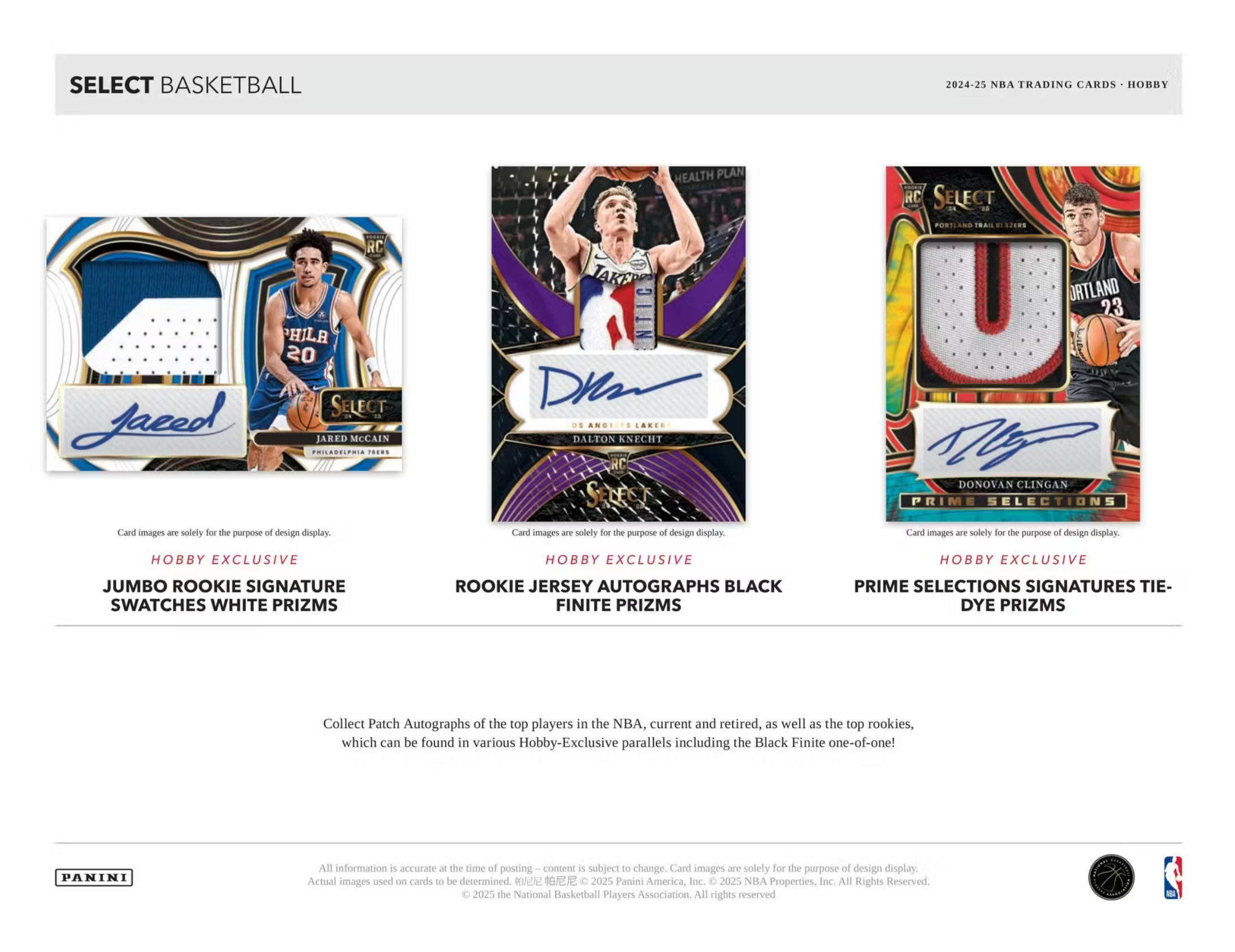 2024/25 Panini Select Basketball Hobby Box