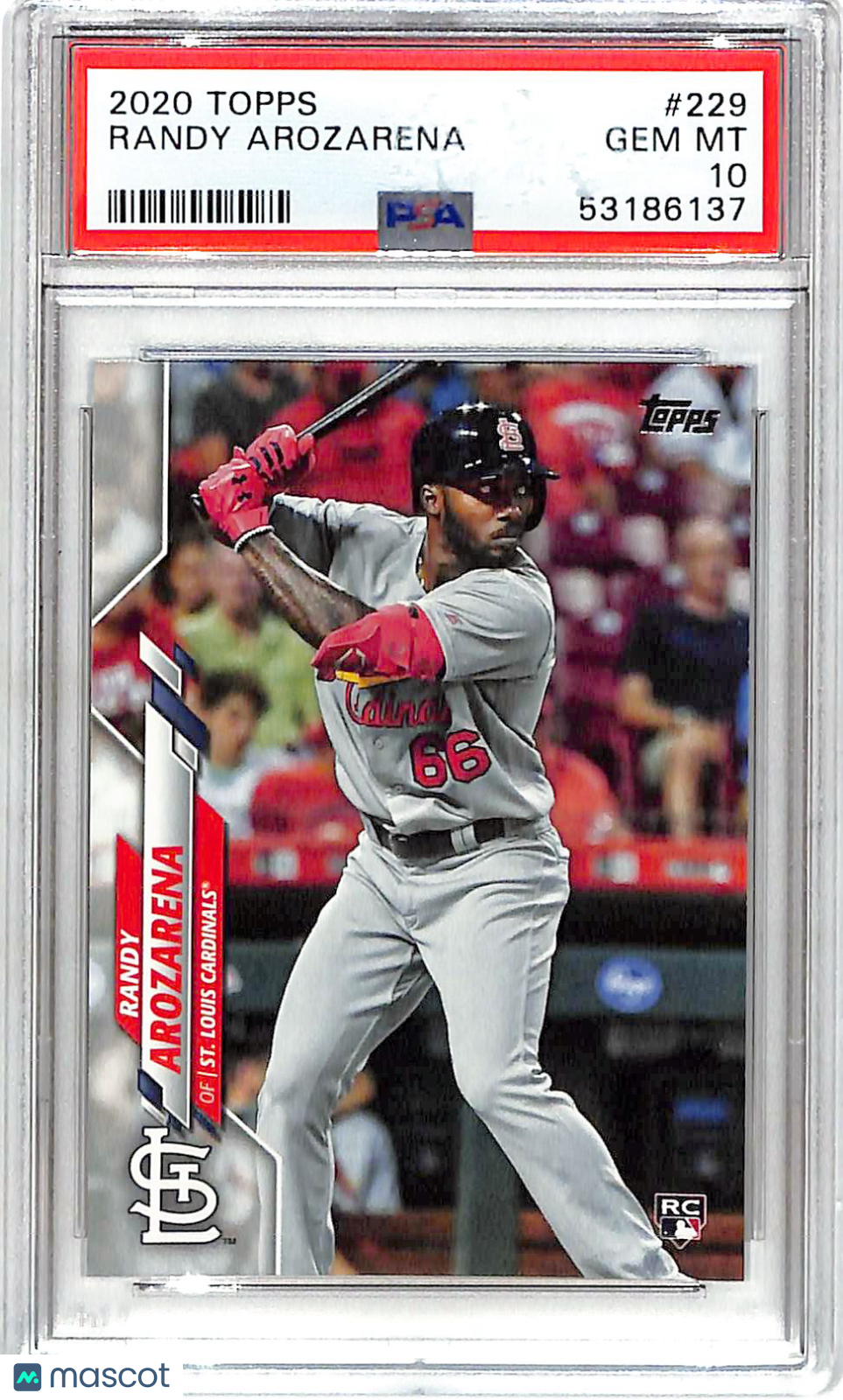 2020 Topps Randy Arozarena #229 PSA 10
