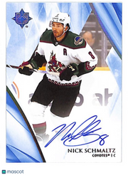 2023-24 Upper Deck Ultimate Collection Nick Schmaltz Auto Autograph #60 Coyotes