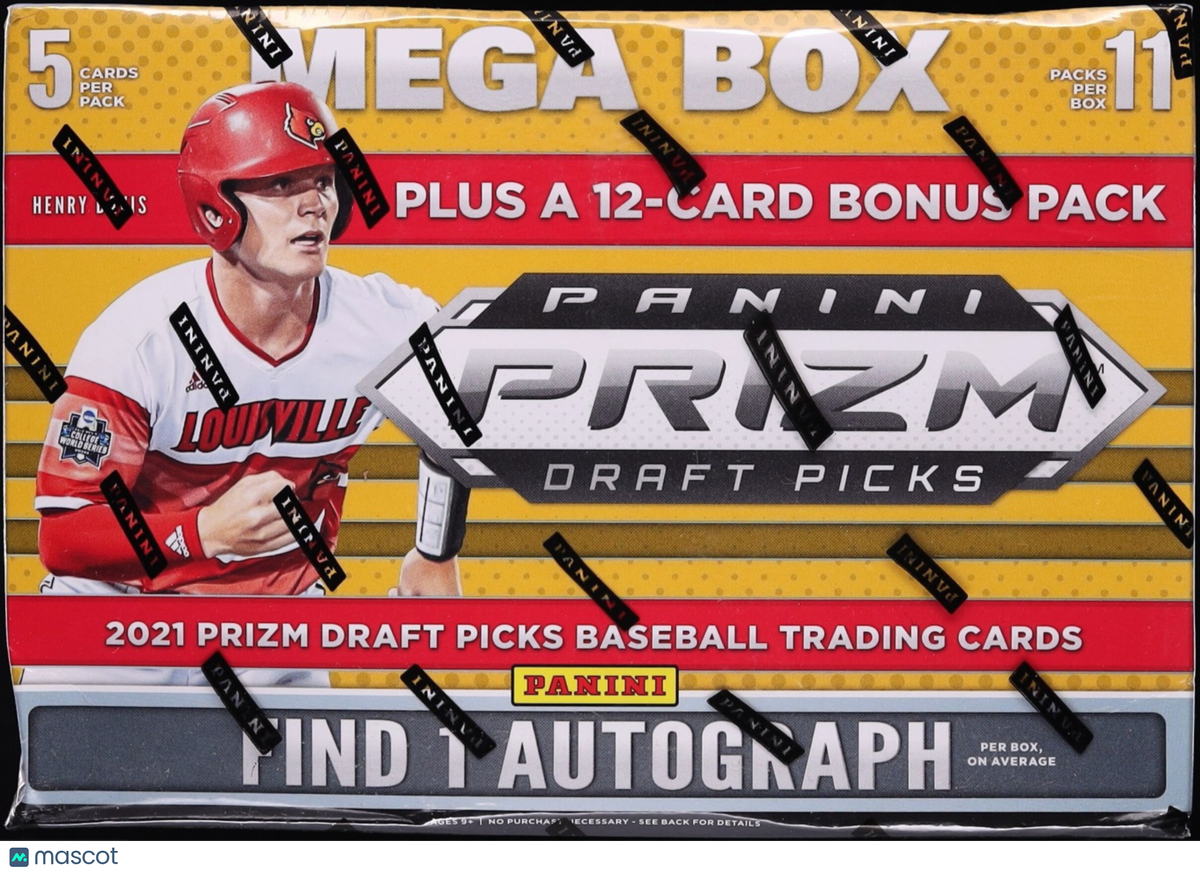 2021 Panini Prizm Draft Picks Baseball Mega Box (Green Pulsar Prizms)