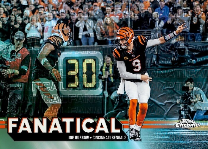 2025 Topps Chrome Football Hobby Jumbo Box