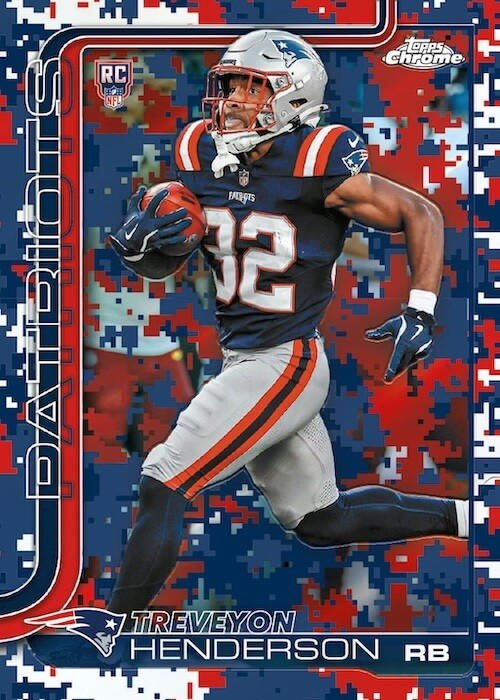 2025 Topps Chrome Football Hobby Jumbo Box