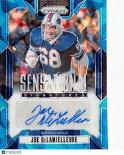 2024 Panini Prizm Football Joe DeLamielleure Blue Ice Auto /99 #SS-JDE Bills