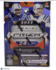 2023 Panini Prizm NFL Football Trading Cards Blaster Box (Lazer Prizms)
