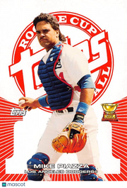 2005 Topps Rookie Cup Mike Piazza Red /499 #88 Los Angeles Dodgers