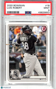 2020 Bowman Luis Robert #18 PSA 9