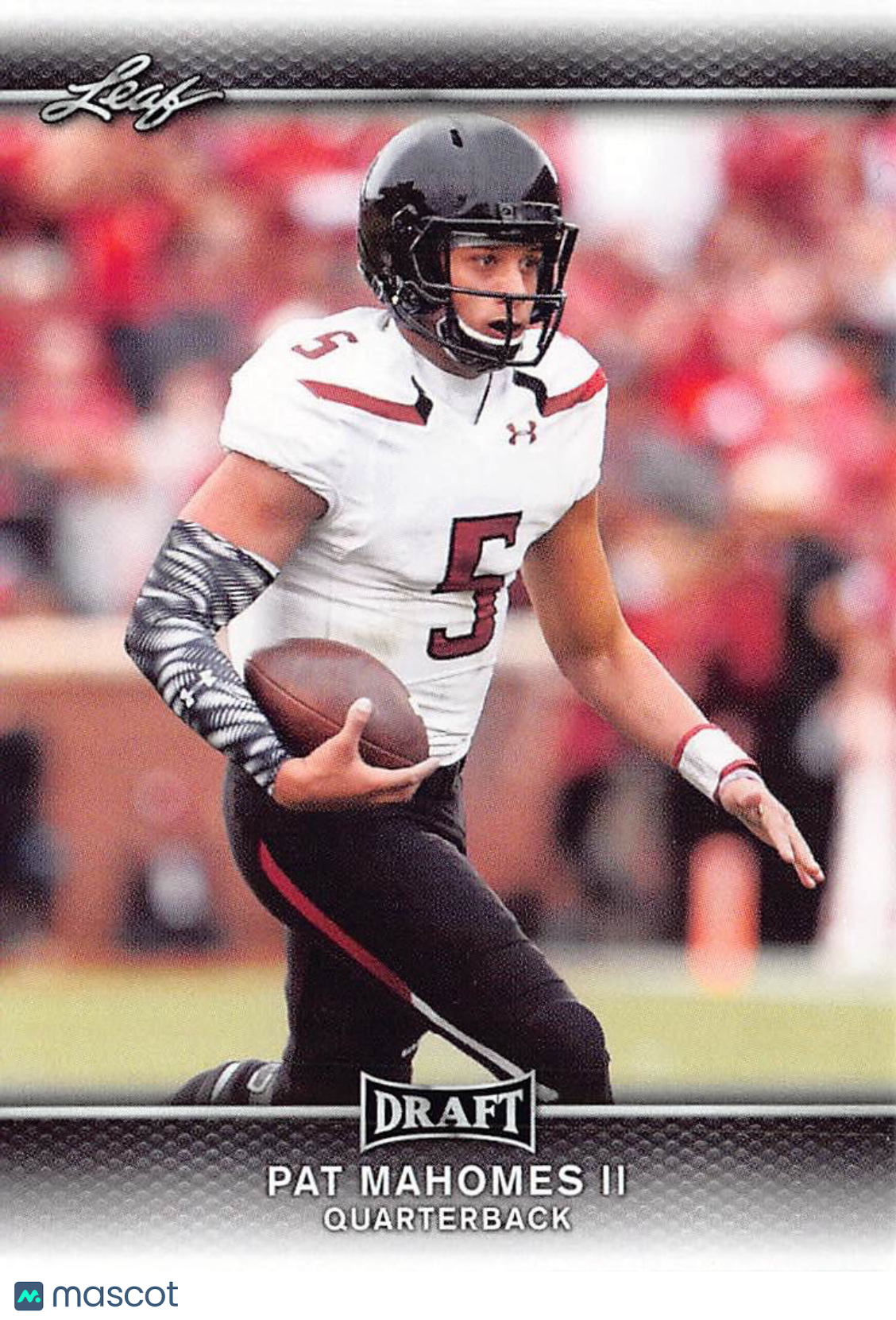 2017 Leaf Draft Patrick Mahomes II Rookie #56 Texas Tech Red Raiders