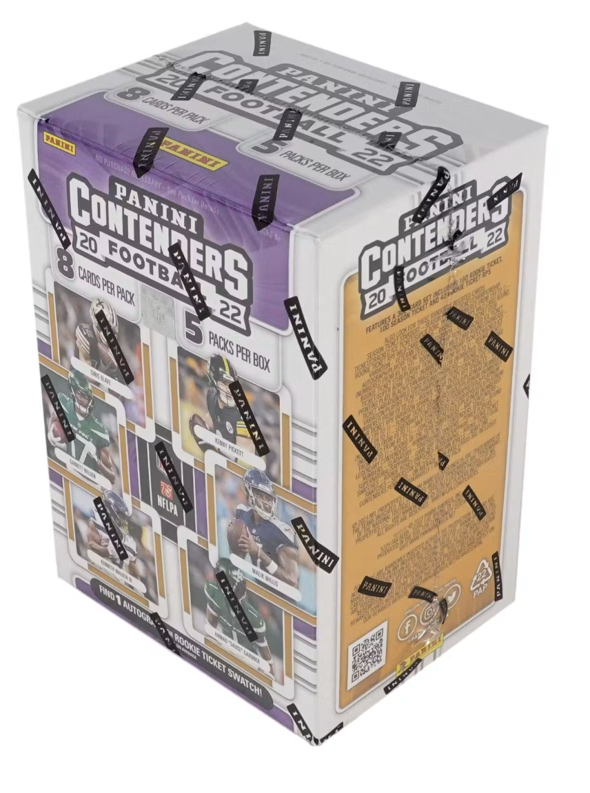 2022 Panini Contenders NFL Football Trading Cards Blaster Box