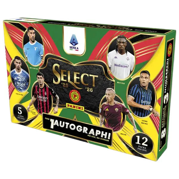 2025-26 Panini Select Serie A Soccer Hobby International Box