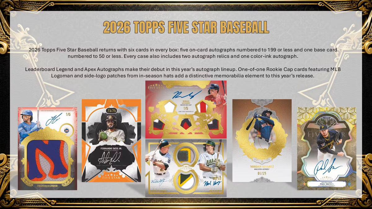 2026 Topps Five Star Baseball Hobby Box