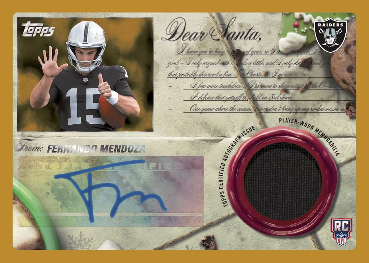 2026 Topps Holiday Football Mega Box