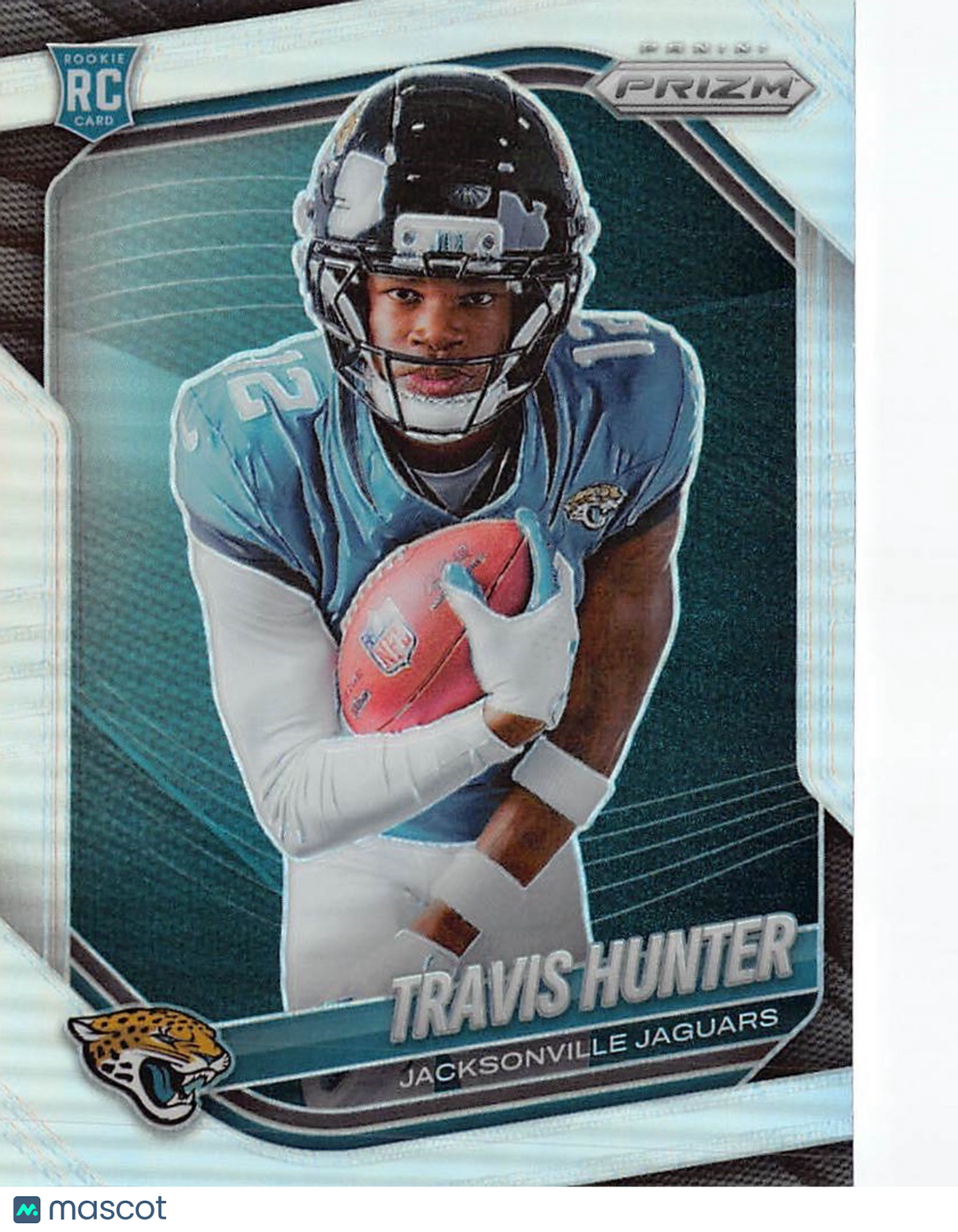 2025 Panini Prizm Football Travis Hunter Silver Rookie RC #418 Jaguars