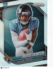 2025 Panini Prizm Football Travis Hunter Silver Rookie RC #418 Jaguars